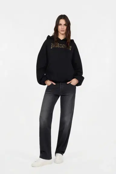 Roberto Cavalli Black Hoodie with Logo | Thumbnail 6 Roberto Cavalli Black Hoodie with Logo | Thumbnail 6