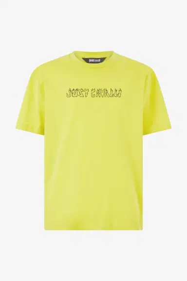 Roberto Cavalli T-Shirt With Flaming Lettering | Thumbnail 2 Roberto Cavalli T-Shirt With Flaming Lettering | Thumbnail 2