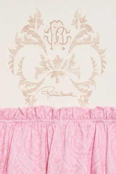 Roberto Cavalli Patterned cotton-blend dress | Thumbnail 3