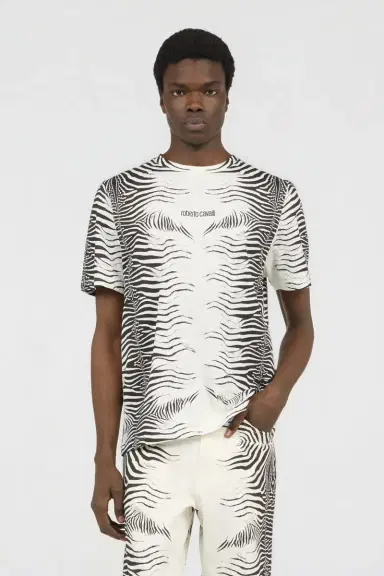 Roberto Cavalli Zebra Print T-Shirt | Thumbnail 2 Roberto Cavalli Zebra Print T-Shirt | Thumbnail 2