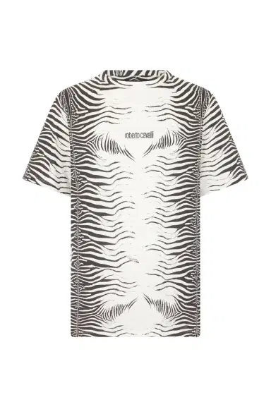 Roberto Cavalli Zebra Print T-Shirt | Thumbnail 1 Roberto Cavalli Zebra Print T-Shirt | Thumbnail 1