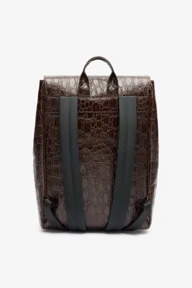 Roberto Cavalli Crocodile Scale-Effect Backpack | Thumbnail 3