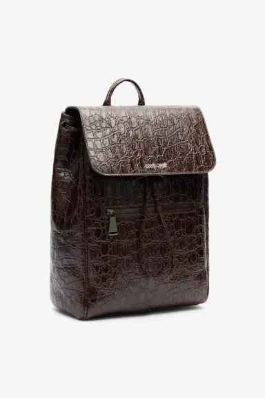 Roberto Cavalli Crocodile Scale-Effect Backpack | Thumbnail 5
