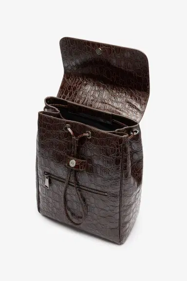 Roberto Cavalli Crocodile Scale-Effect Backpack | Thumbnail 6