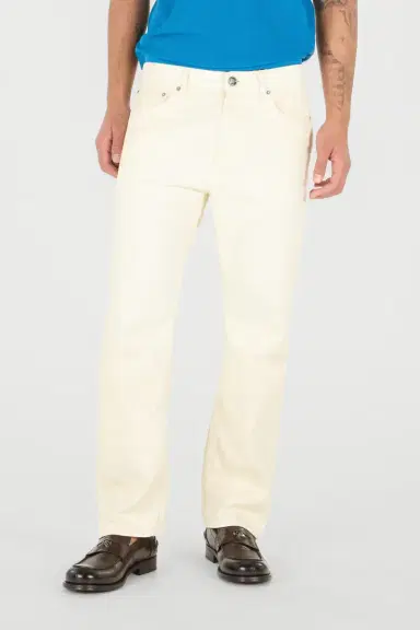 Roberto Cavalli Cream Five Pocket Jeans | Thumbnail 2