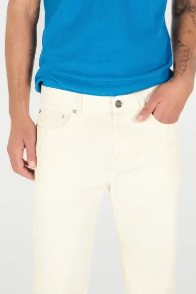Roberto Cavalli Cream Five Pocket Jeans | Thumbnail 5