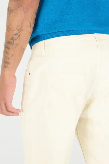 Roberto Cavalli Cream Five Pocket Jeans | Thumbnail 6