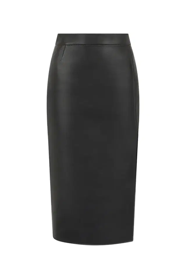 Roberto Cavalli Plain midi skirt
