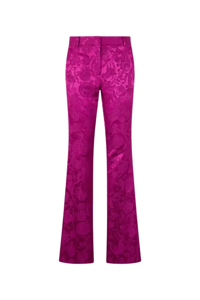 Florentine Flowers Jacquard Flare Pants