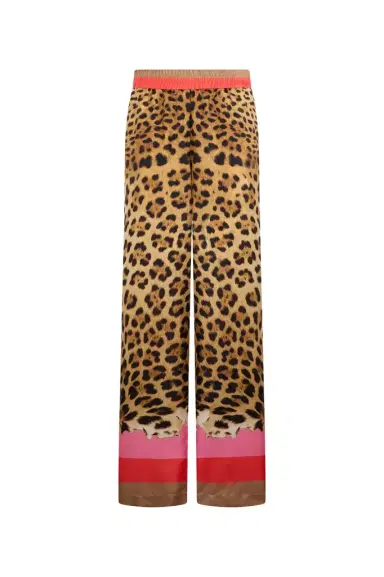 Roberto Cavalli Palazzo Pants with Cavalli Pop Print | Thumbnail 1