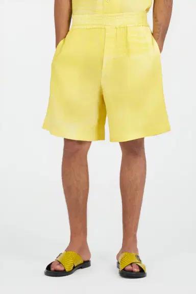 Roberto Cavalli Linen Bermuda Shorts | Thumbnail 2