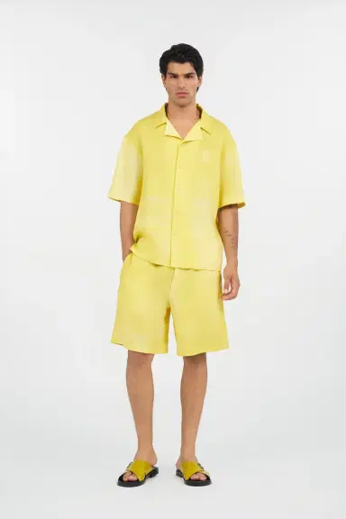 Roberto Cavalli Linen Bermuda Shorts | Thumbnail 7