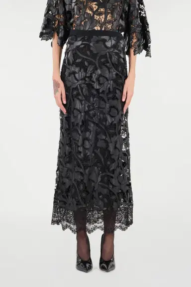 Roberto Cavalli Long Skirt With All-Over Floral Pattern | Thumbnail 2