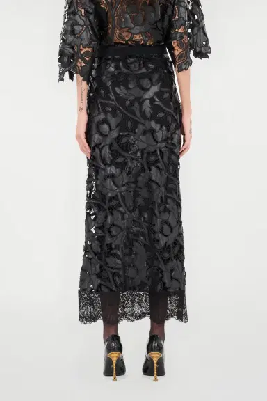 Roberto Cavalli Long Skirt With All-Over Floral Pattern | Thumbnail 3