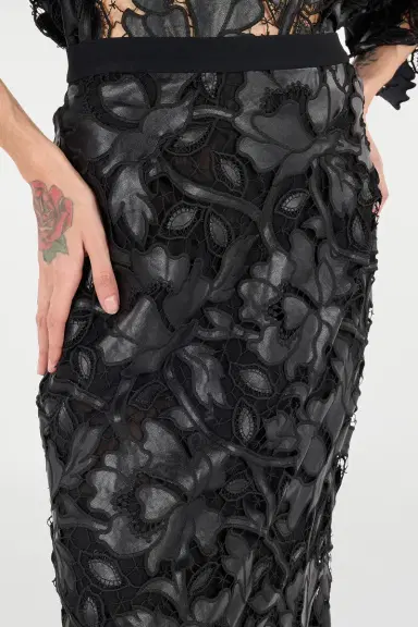 Roberto Cavalli Long Skirt With All-Over Floral Pattern | Thumbnail 6
