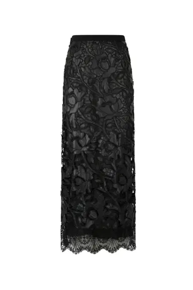 Roberto Cavalli Long Skirt With All-Over Floral Pattern | Thumbnail 1