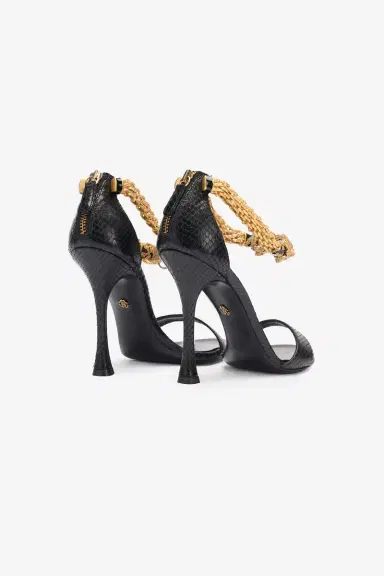 Roberto Cavalli Leather Sandals With Tiger Heads | Thumbnail 3 Roberto Cavalli Leather Sandals With Tiger Heads | Thumbnail 3