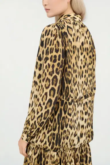 Roberto Cavalli Leopard Print Mini Dress | Thumbnail 6