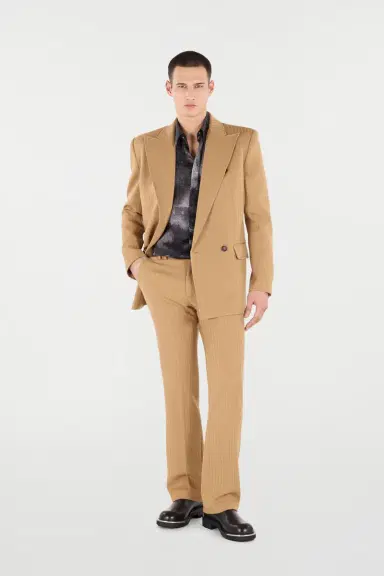 Roberto Cavalli Striped Double-Breasted Jacket | Thumbnail 6