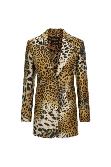 Roberto Cavalli Jaguar Skin print Blazer | Thumbnail 1