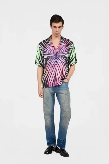 Roberto Cavalli Ray Of Paradise Print Shirt | Thumbnail 6 Roberto Cavalli Ray Of Paradise Print Shirt | Thumbnail 6