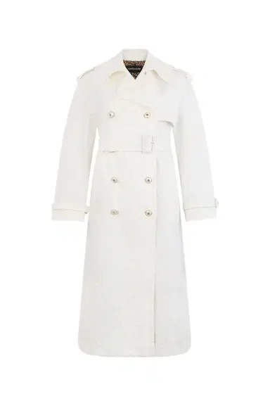 Roberto Cavalli Leopard-pattern cotton jacquard trench coat | Thumbnail 1