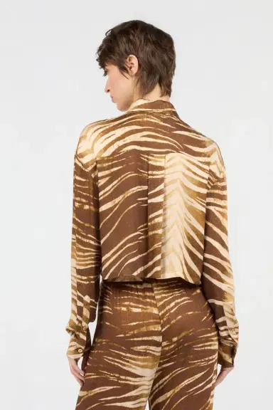 Roberto Cavalli Natural Barb Print Shirt | Thumbnail 3 Roberto Cavalli Natural Barb Print Shirt | Thumbnail 3
