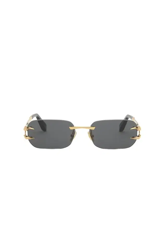 Metal rimless sunglasses