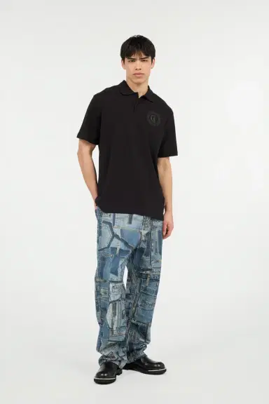 Roberto Cavalli Polo With JC Monogram Embroidery | Thumbnail 7