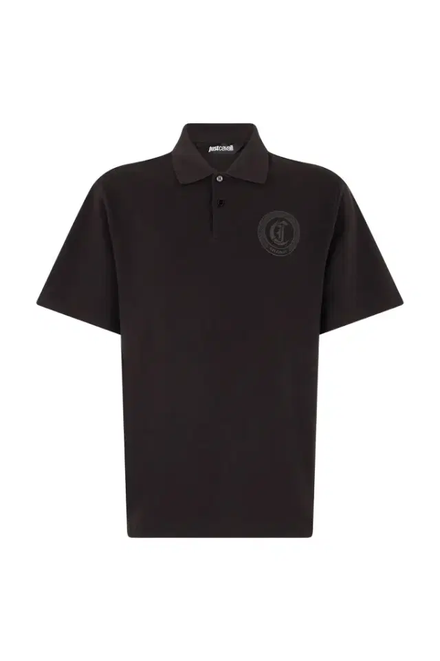 Roberto Cavalli Polo With JC Monogram Embroidery