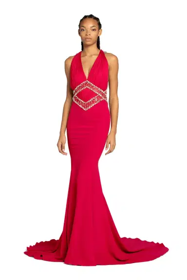 Roberto Cavalli Bead-Embellished Maxi Dress | Thumbnail 2