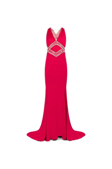Roberto Cavalli Bead-Embellished Maxi Dress | Thumbnail 1