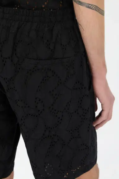 Roberto Cavalli Black Trousers Bermuda | Thumbnail 5