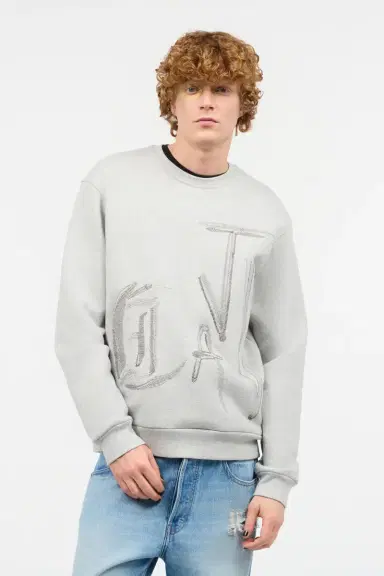 Roberto Cavalli Sweatshirt With Lettering | Thumbnail 2 Roberto Cavalli Sweatshirt With Lettering | Thumbnail 2