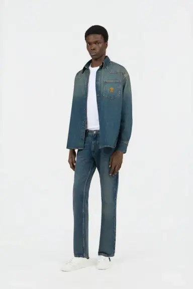 Roberto Cavalli Blue Jeans with Monogram RC | Thumbnail 6 Roberto Cavalli Blue Jeans with Monogram RC | Thumbnail 6