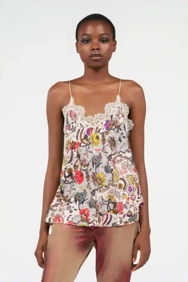 Roberto Cavalli Top with Florentine Flowers print | Thumbnail 2 Roberto Cavalli Top with Florentine Flowers print | Thumbnail 2