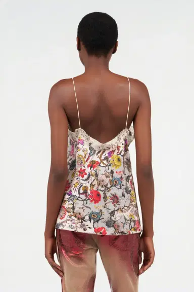 Roberto Cavalli Top with Florentine Flowers print | Thumbnail 3 Roberto Cavalli Top with Florentine Flowers print | Thumbnail 3