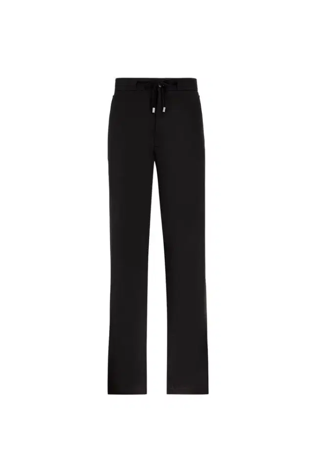 Roberto Cavalli Logo-embroidered cotton trousers