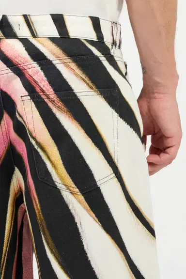 Roberto Cavalli Ray Of Pink Print Bermuda Shorts | Thumbnail 6 Roberto Cavalli Ray Of Pink Print Bermuda Shorts | Thumbnail 6