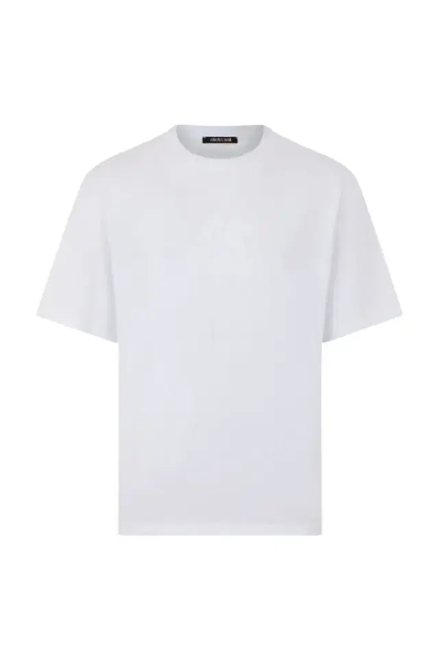 Roberto Cavalli White T-shirt With Embroidered Logo