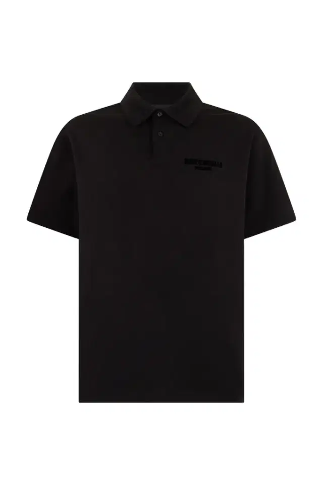 Roberto Cavalli Black Polo With Embroidered Logo