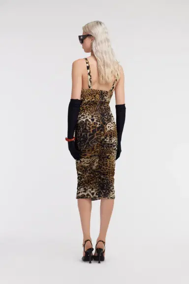 Roberto Cavalli Jaguar Skin print dress | Thumbnail 3