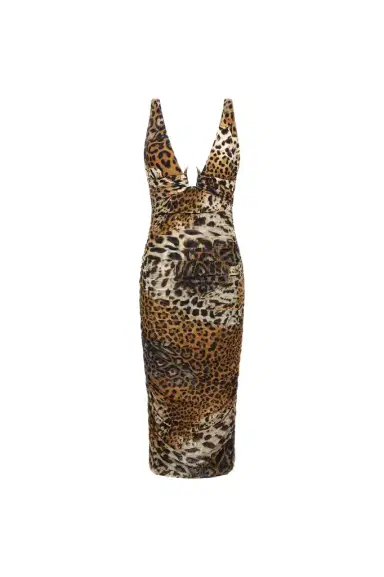 Roberto Cavalli Jaguar Skin print dress | Thumbnail 1