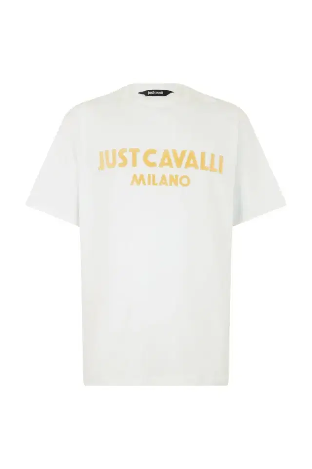 Roberto Cavalli T-Shirt With Flocked Logo