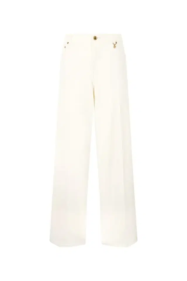 Roberto Cavalli Python-Print Palazzo Pants