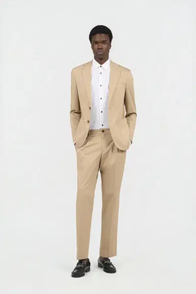 Roberto Cavalli Beige Cotton Suit | Thumbnail 6 Roberto Cavalli Beige Cotton Suit | Thumbnail 6