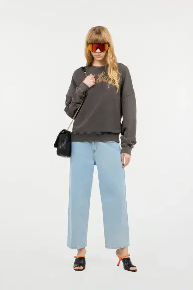 Roberto Cavalli Sweatshirt With Bejeweled Logo Studs | Thumbnail 6 Roberto Cavalli Sweatshirt With Bejeweled Logo Studs | Thumbnail 6