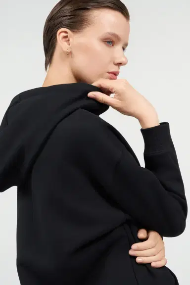 Roberto Cavalli Black Sweatshirt With Tiger Embroidery | Thumbnail 6 Roberto Cavalli Black Sweatshirt With Tiger Embroidery | Thumbnail 6