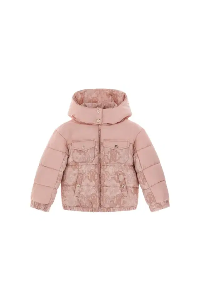 Roberto Cavalli Blush Baroque Puffer Jacket