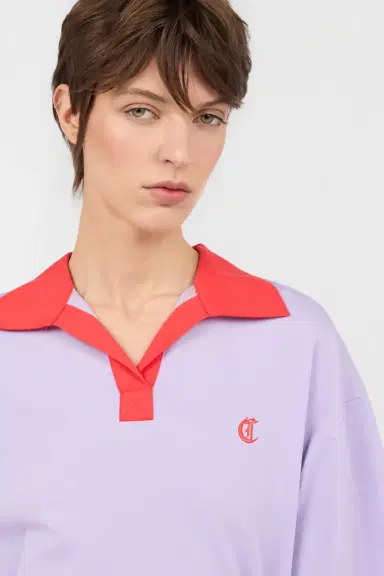 Roberto Cavalli Purple T-Shirt | Thumbnail 4 Roberto Cavalli Purple T-Shirt | Thumbnail 4